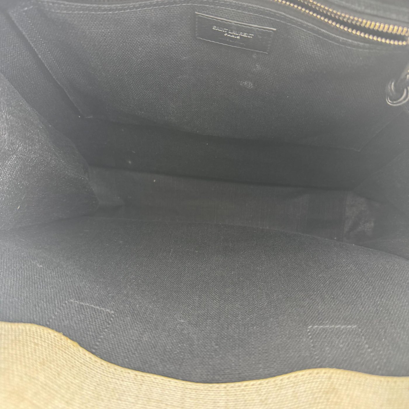Saint Laurent Rive Gauche Shopper Canvas Tall