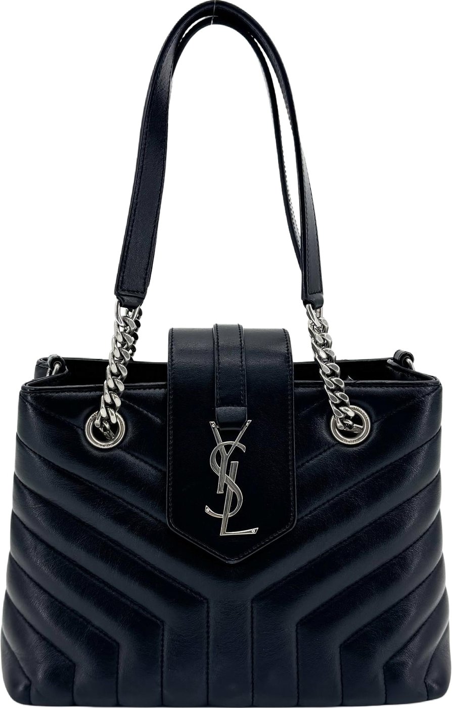 Saint Laurent Loulou Matelasse Chevron Leather Small