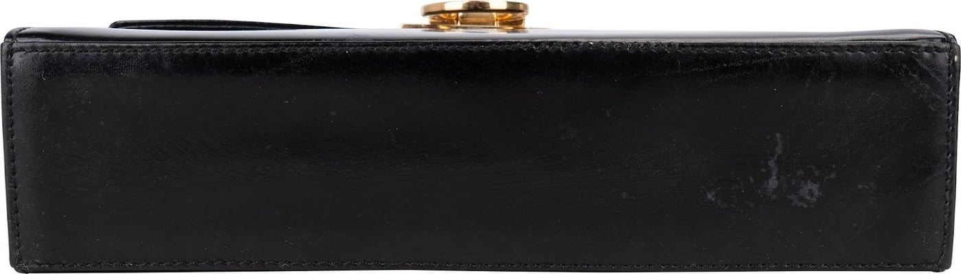 Salvatore Ferragamo Patent Leather Gancini Flap Crossbody Bag