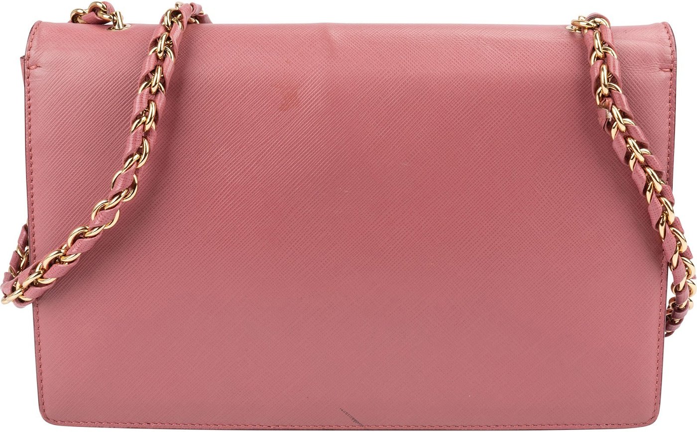 Salvatore Ferragamo Saffiano Leather Vara Bow Flap Crossbody Bag