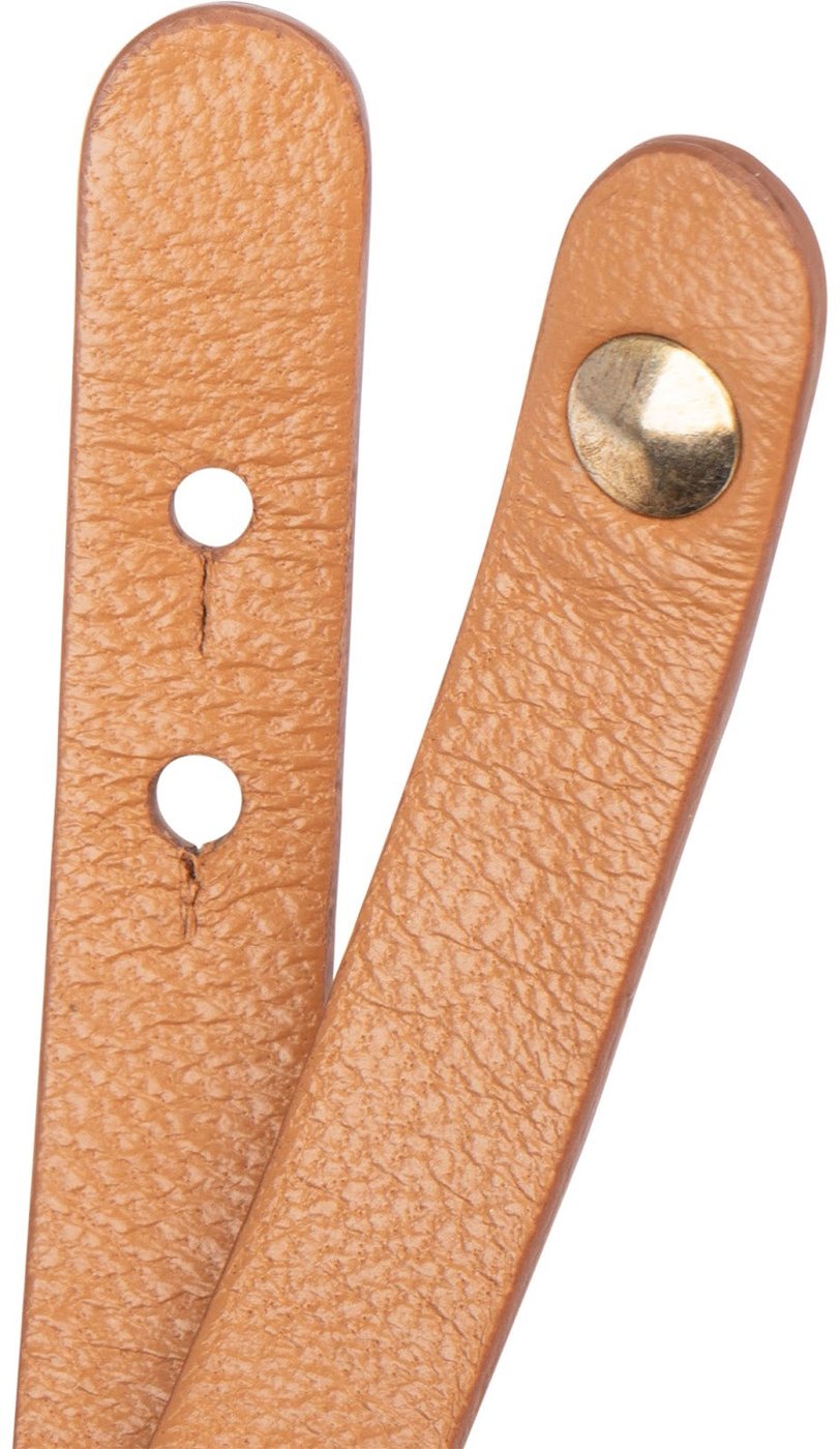 Salvatore Ferragamo Leather Gancini Triple Tour Bracelet