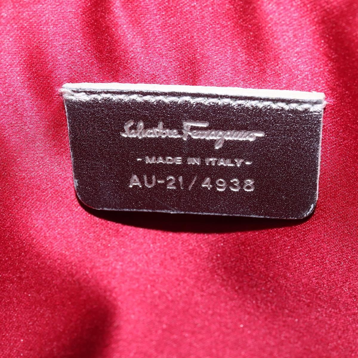Salvatore Ferragamo Gancini Leather Mini