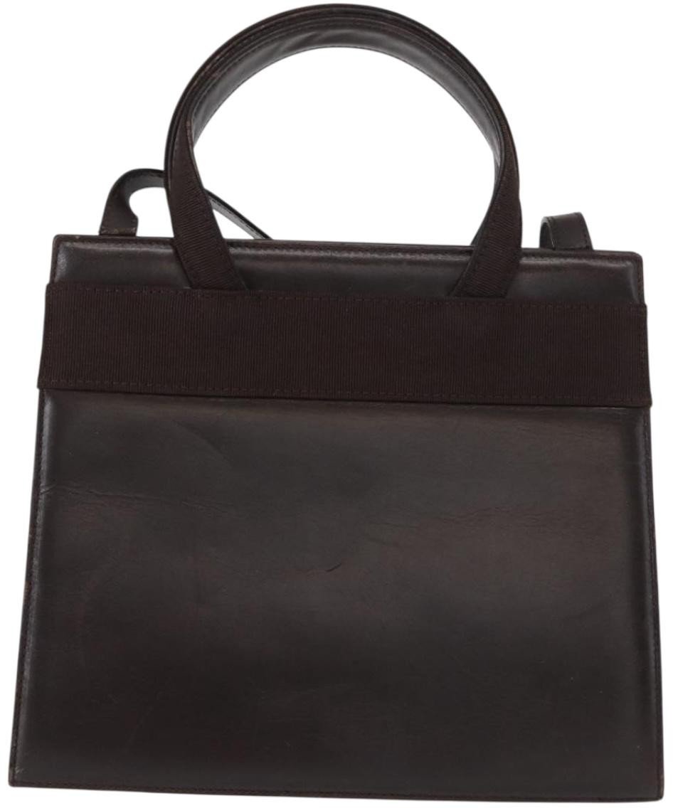 Salvatore Ferragamo Convertible Vara Bow Leather Small