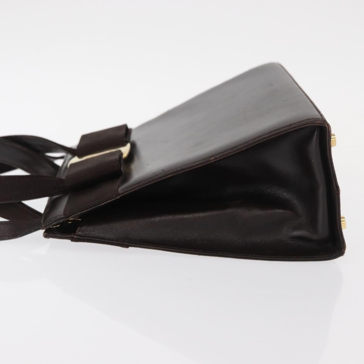 Salvatore Ferragamo Convertible Vara Bow Leather Small