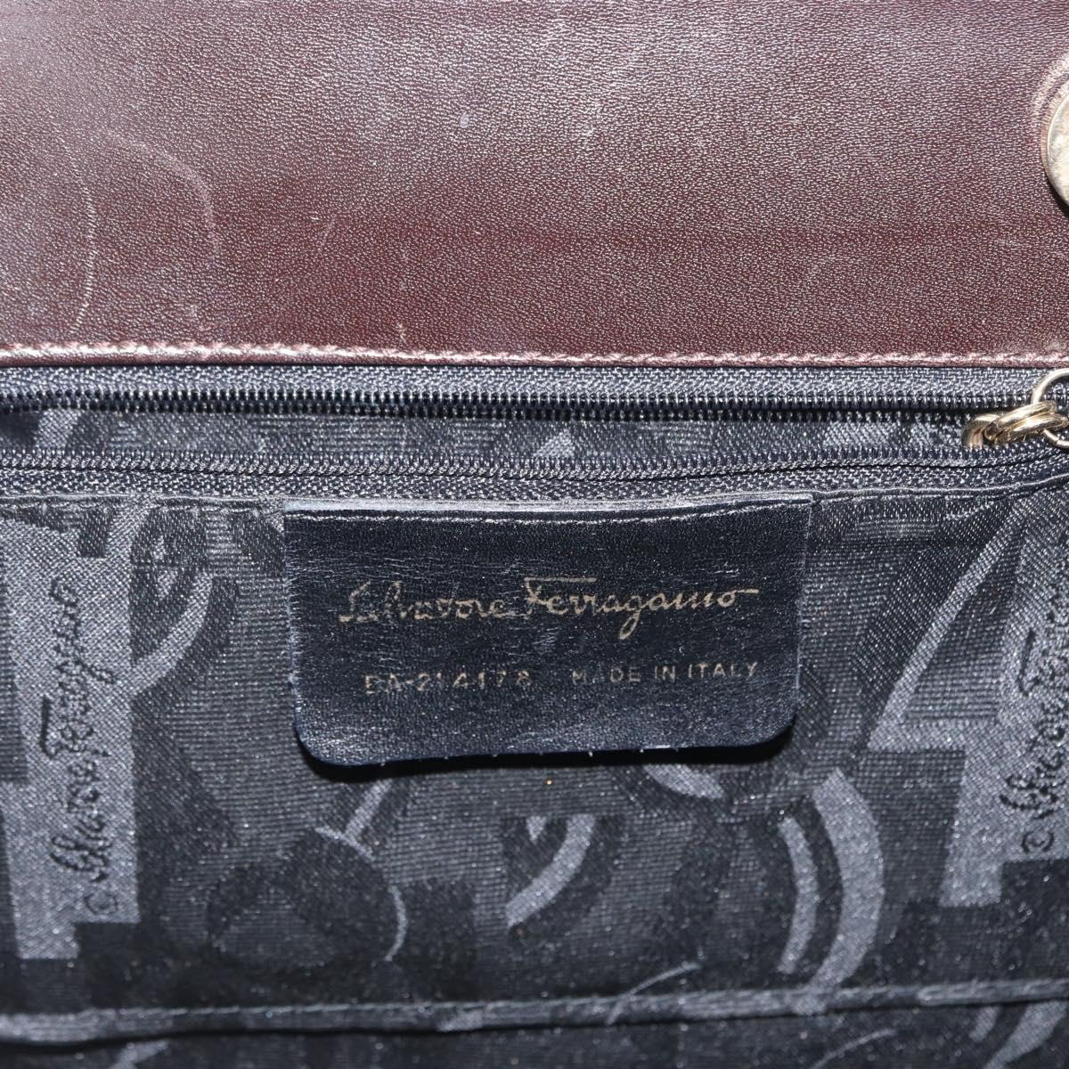 Salvatore Ferragamo Convertible Vara Bow Leather Small