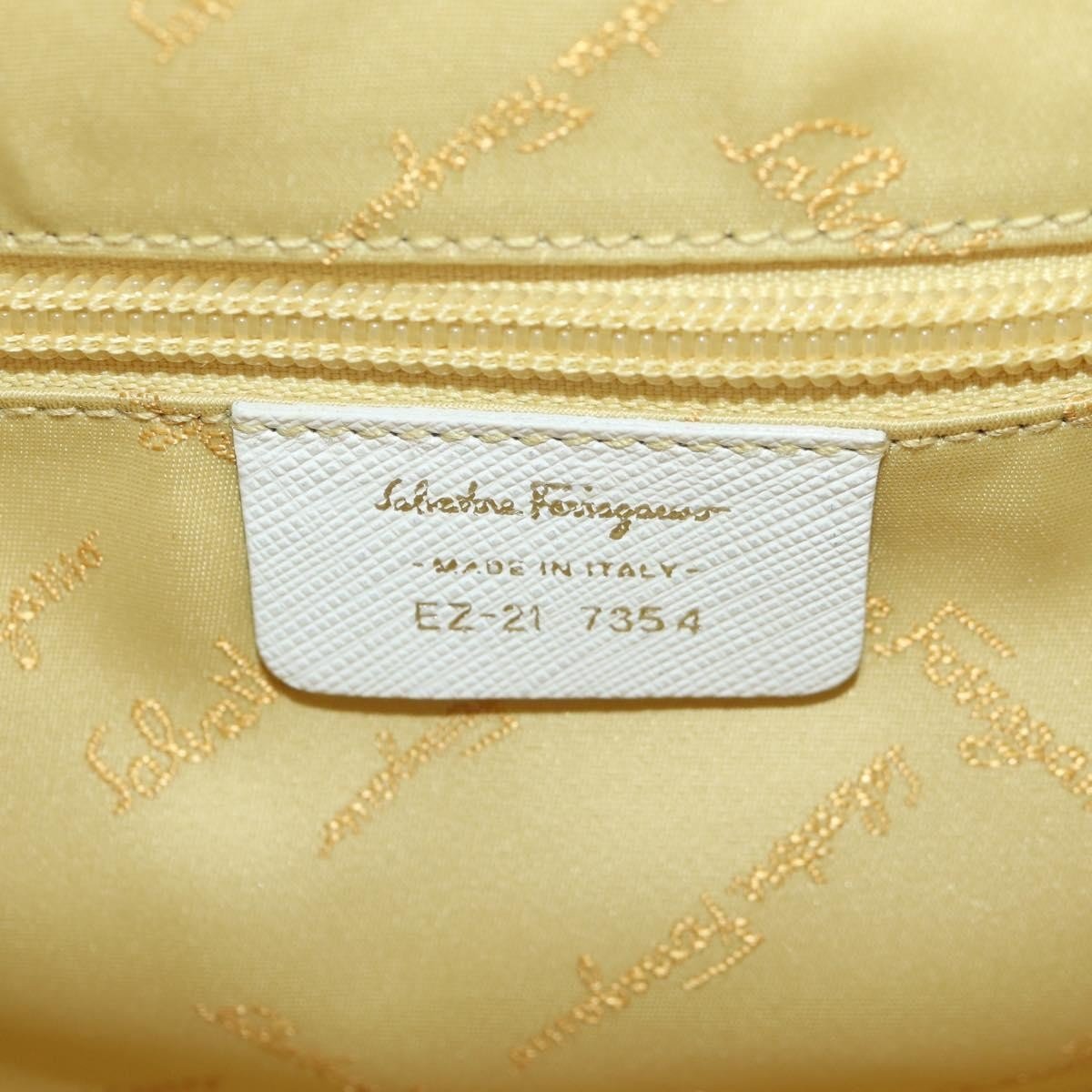 Salvatore Ferragamo Basket Gancini Leather and Wicker