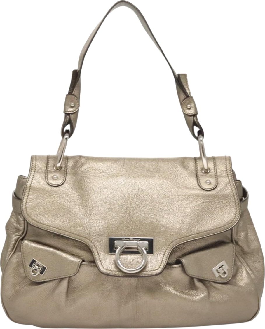 Salvatore Ferragamo Sofia Satchel Leather Medium