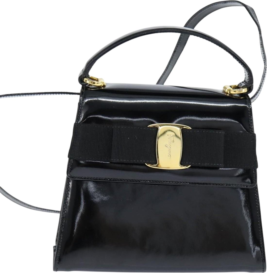 Salvatore Ferragamo Vala Patent Leather