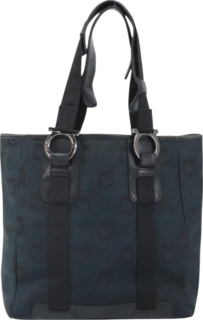 Salvatore Ferragamo Gancini Tote Canvas