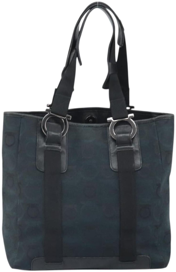 Salvatore Ferragamo Gancini Tote Canvas