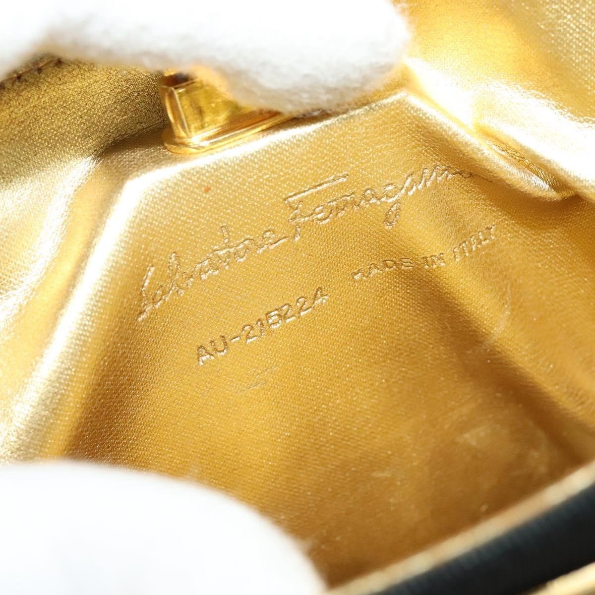 Salvatore Ferragamo Gancini Leather Mini