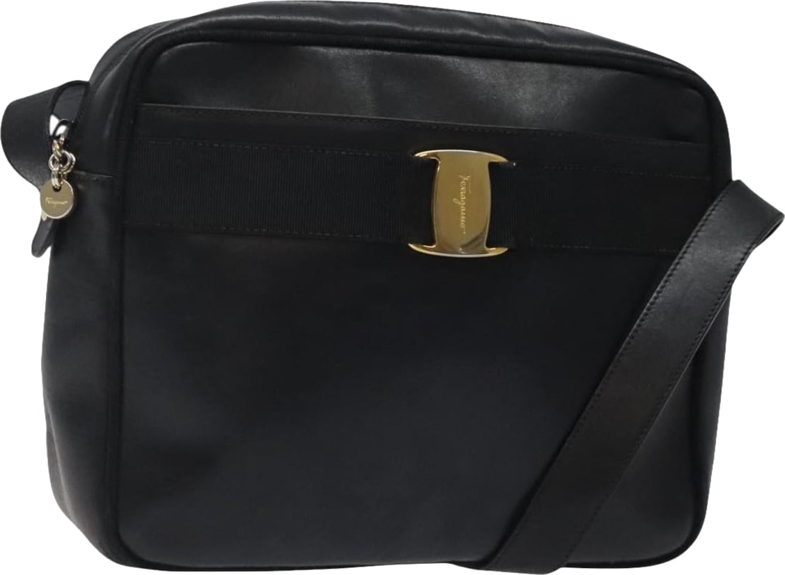 Salvatore Ferragamo Vara Bow Camera Leather