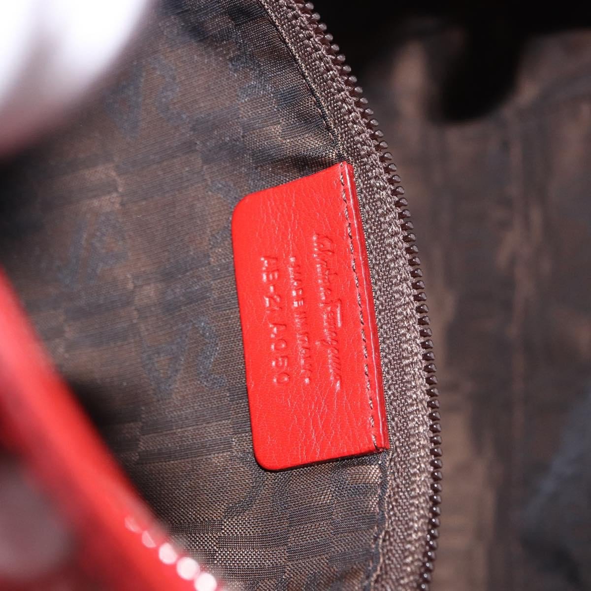 Salvatore Ferragamo Gancini Patent Leather