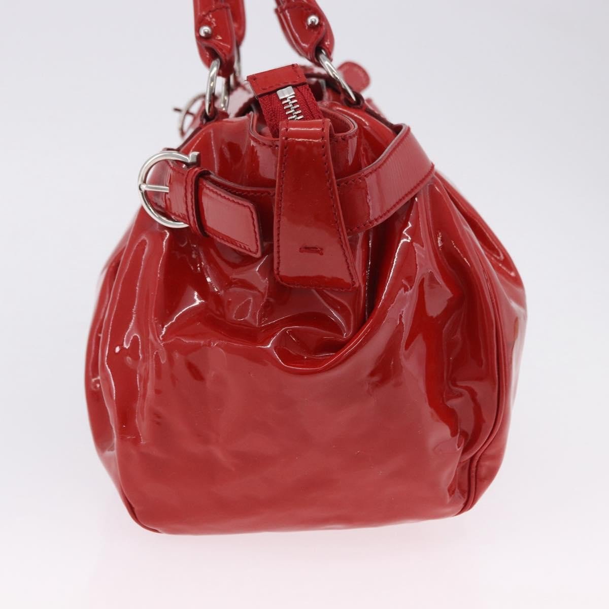 Salvatore Ferragamo Gancini Patent Leather