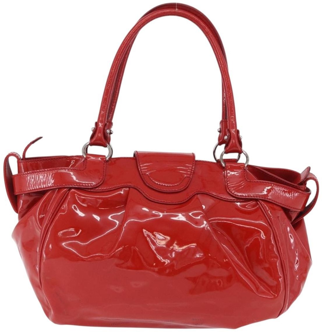 Salvatore Ferragamo Gancini Patent Leather