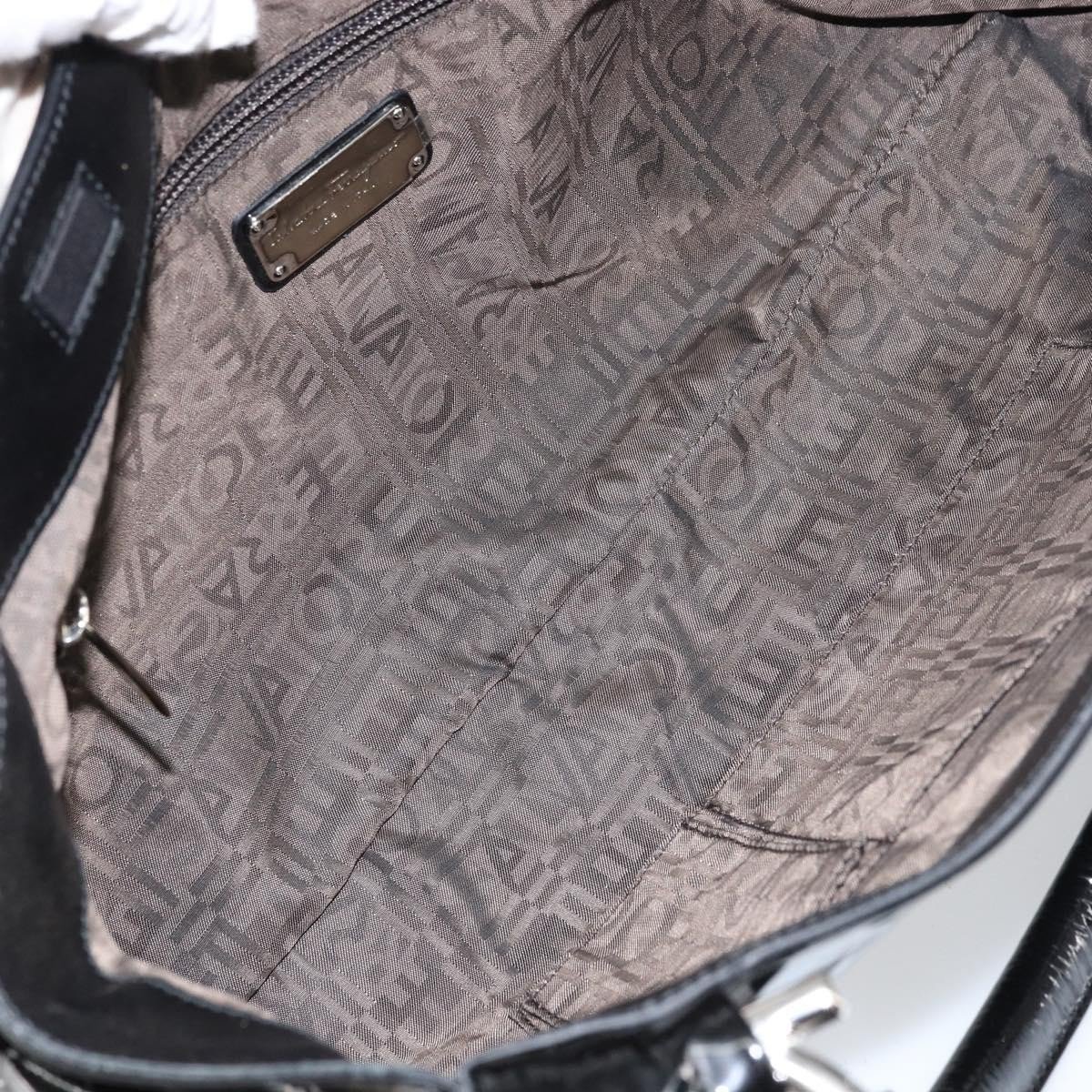 Salvatore Ferragamo Gancini Tote Patent Leather