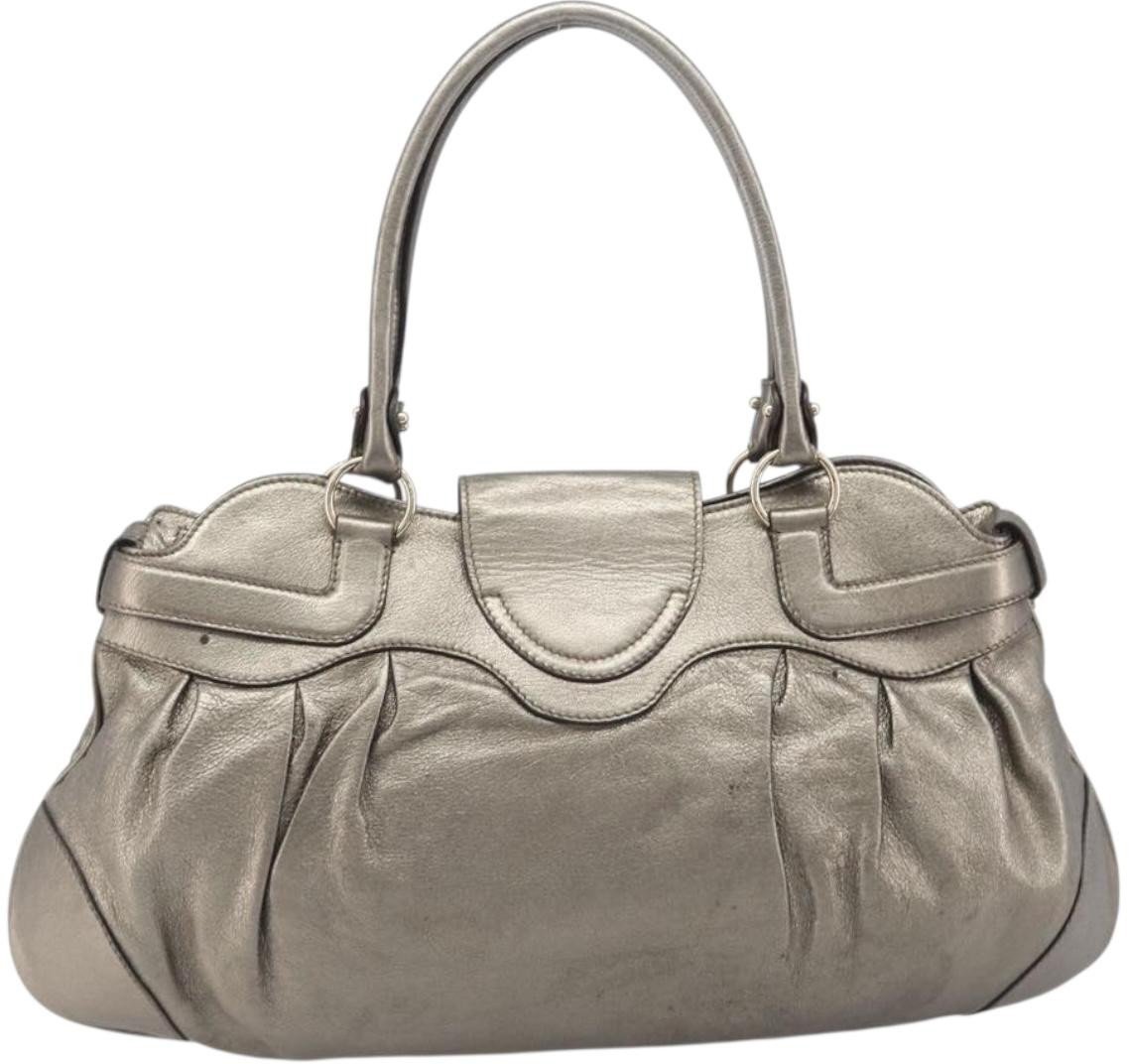 Salvatore Ferragamo Vintage Gancini Top Handle Leather