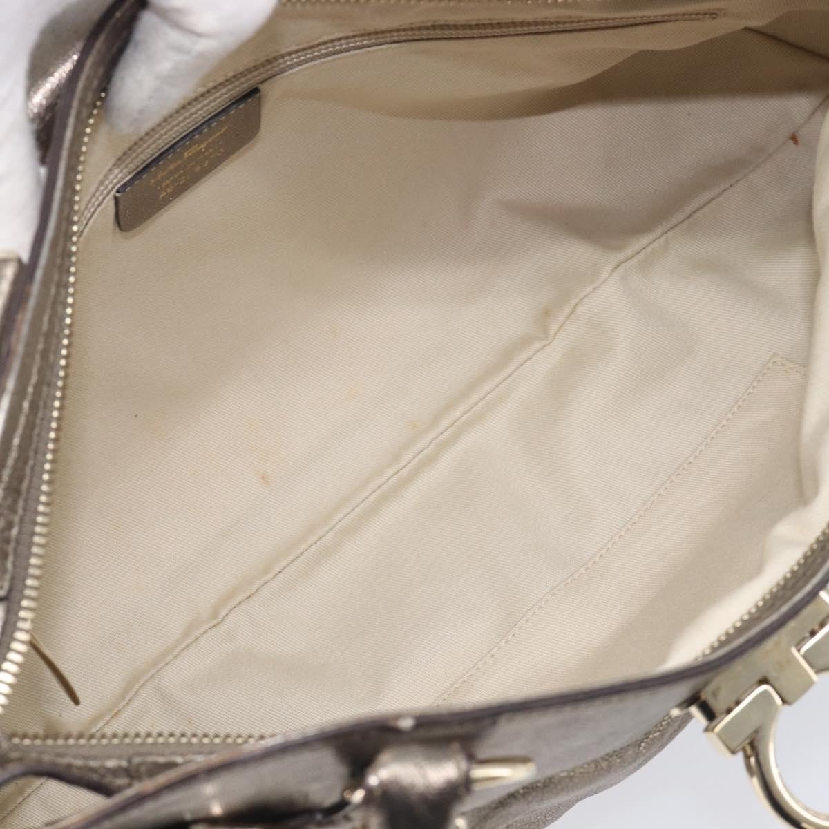 Salvatore Ferragamo Vintage Gancini Top Handle Leather