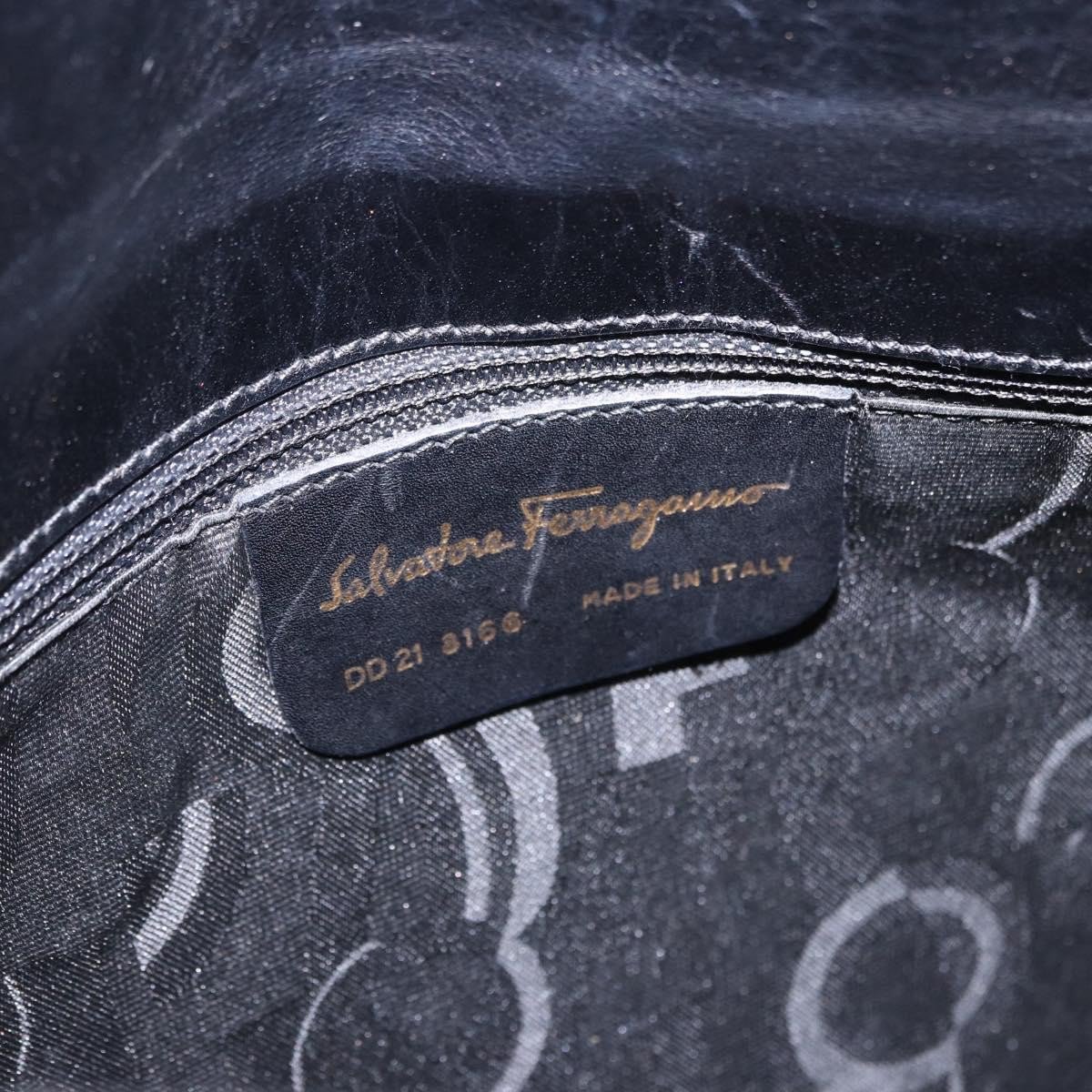 Salvatore Ferragamo Gancini Leather Mini