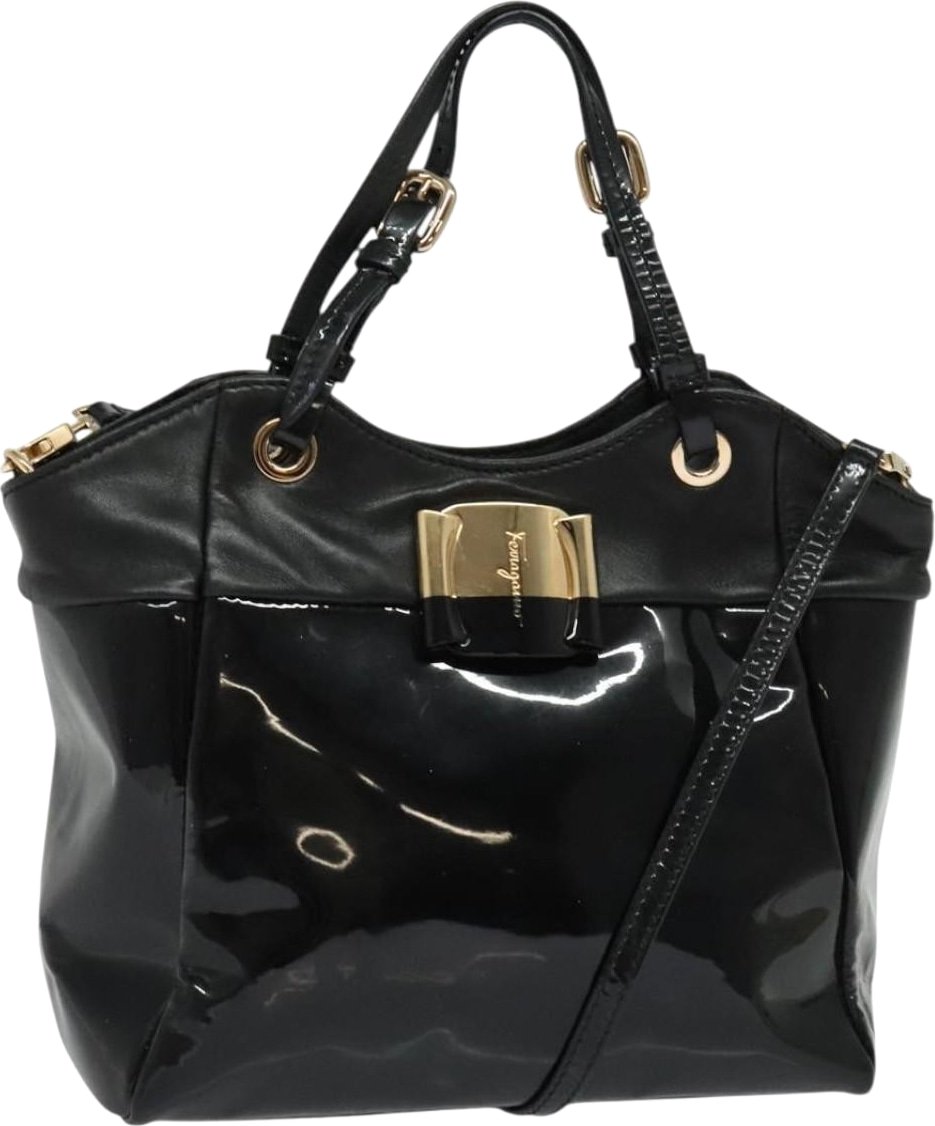 Salvatore Ferragamo Vala Patent Leather