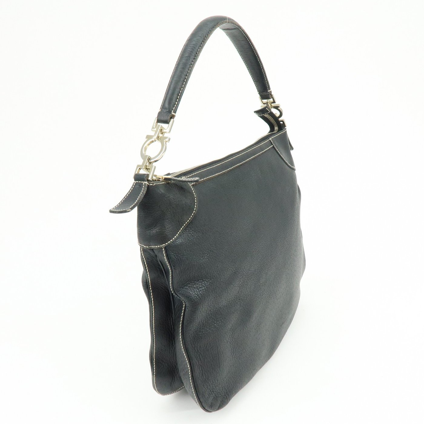 Salvatore Ferragamo Gancini Leather Medium