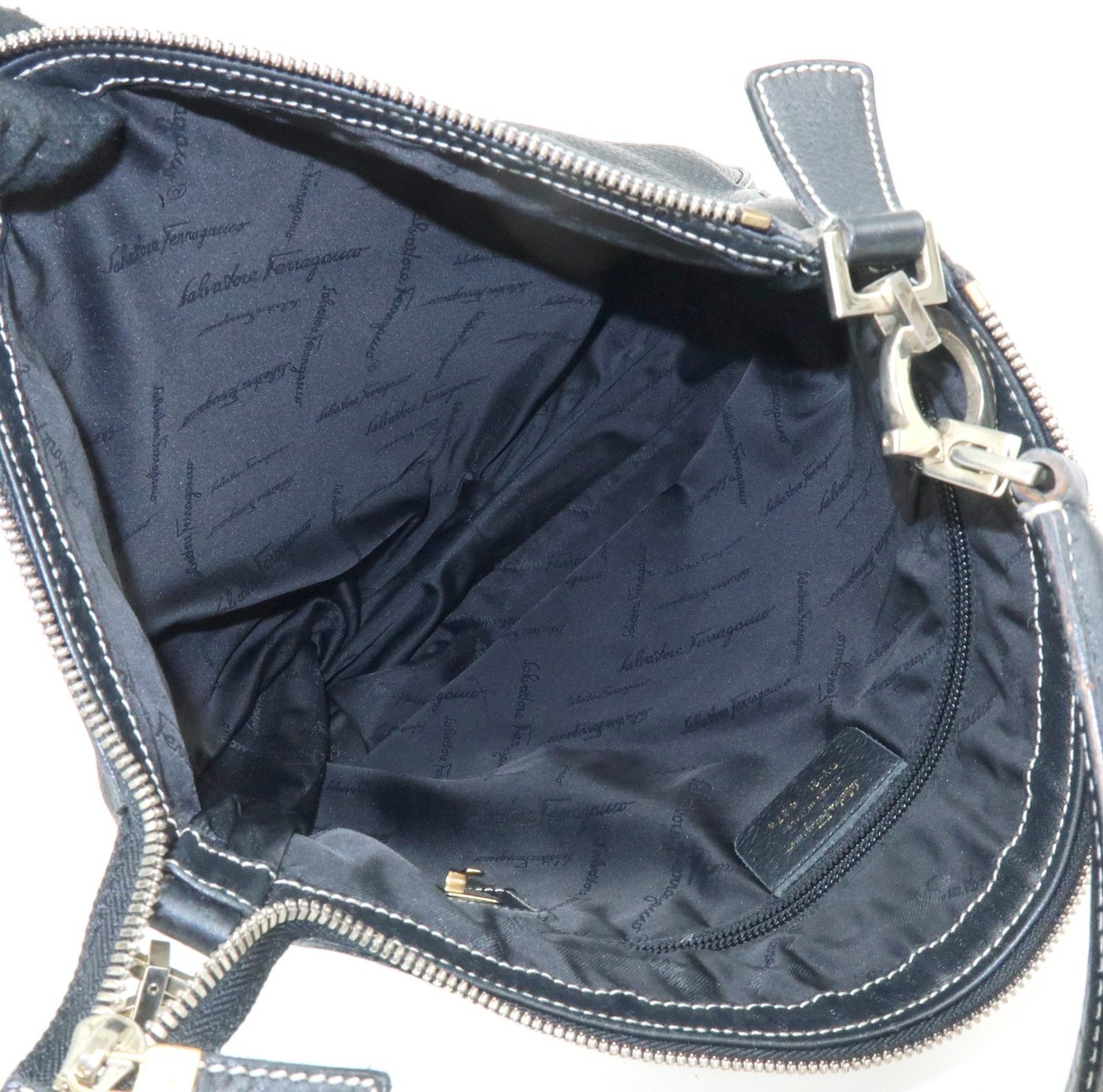 Salvatore Ferragamo Gancini Leather Medium