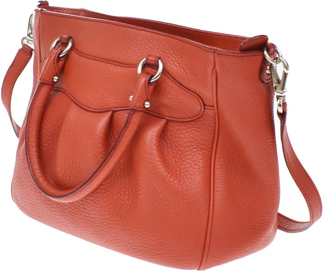 Salvatore Ferragamo Gancini Handle Leather Medium