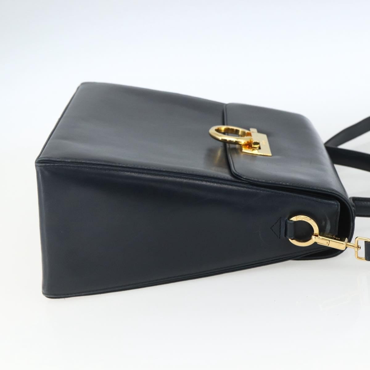 Salvatore Ferragamo Gancini Convertible Top Handle Leather Medium