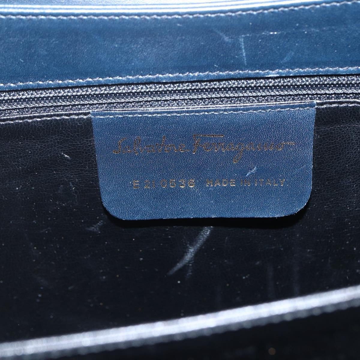 Salvatore Ferragamo Gancini Convertible Top Handle Leather Medium