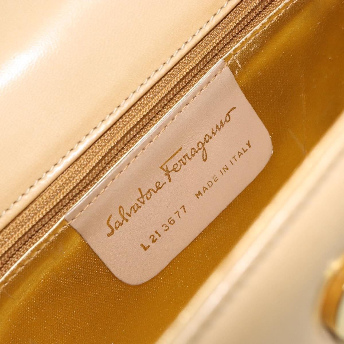 Salvatore Ferragamo Vintage Chain Leather