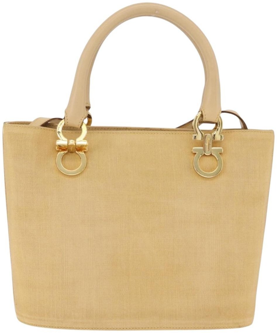 Salvatore Ferragamo Gancini Tote Canvas