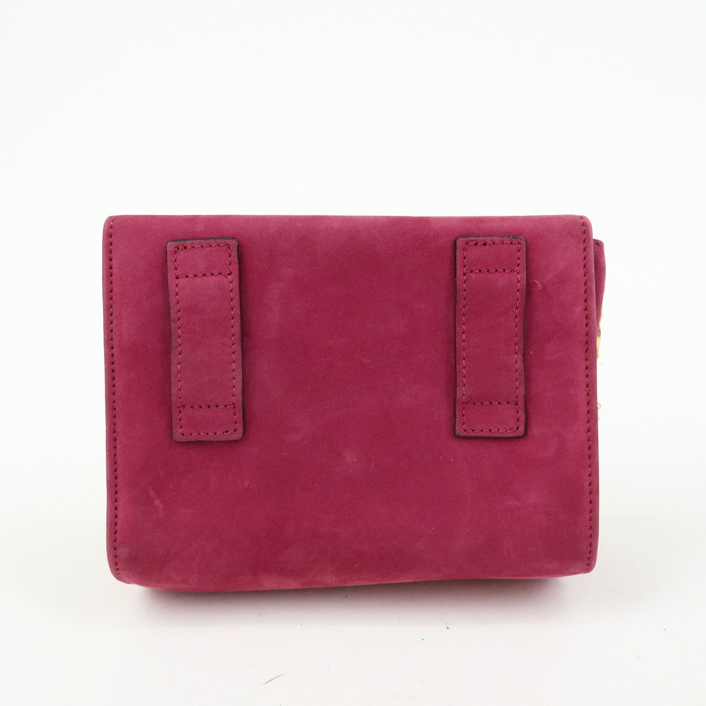 Salvatore Ferragamo Ginny Chain Waist Suede Small