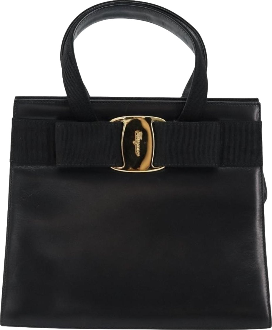 Salvatore Ferragamo Convertible Vara Bow Leather Small