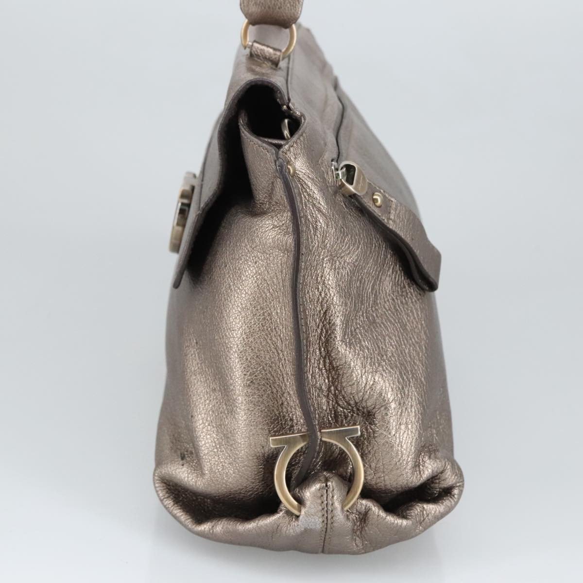Salvatore Ferragamo Sofia Satchel Leather Medium