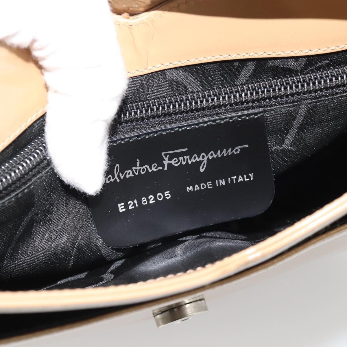 Salvatore Ferragamo Gancini Patent Leather