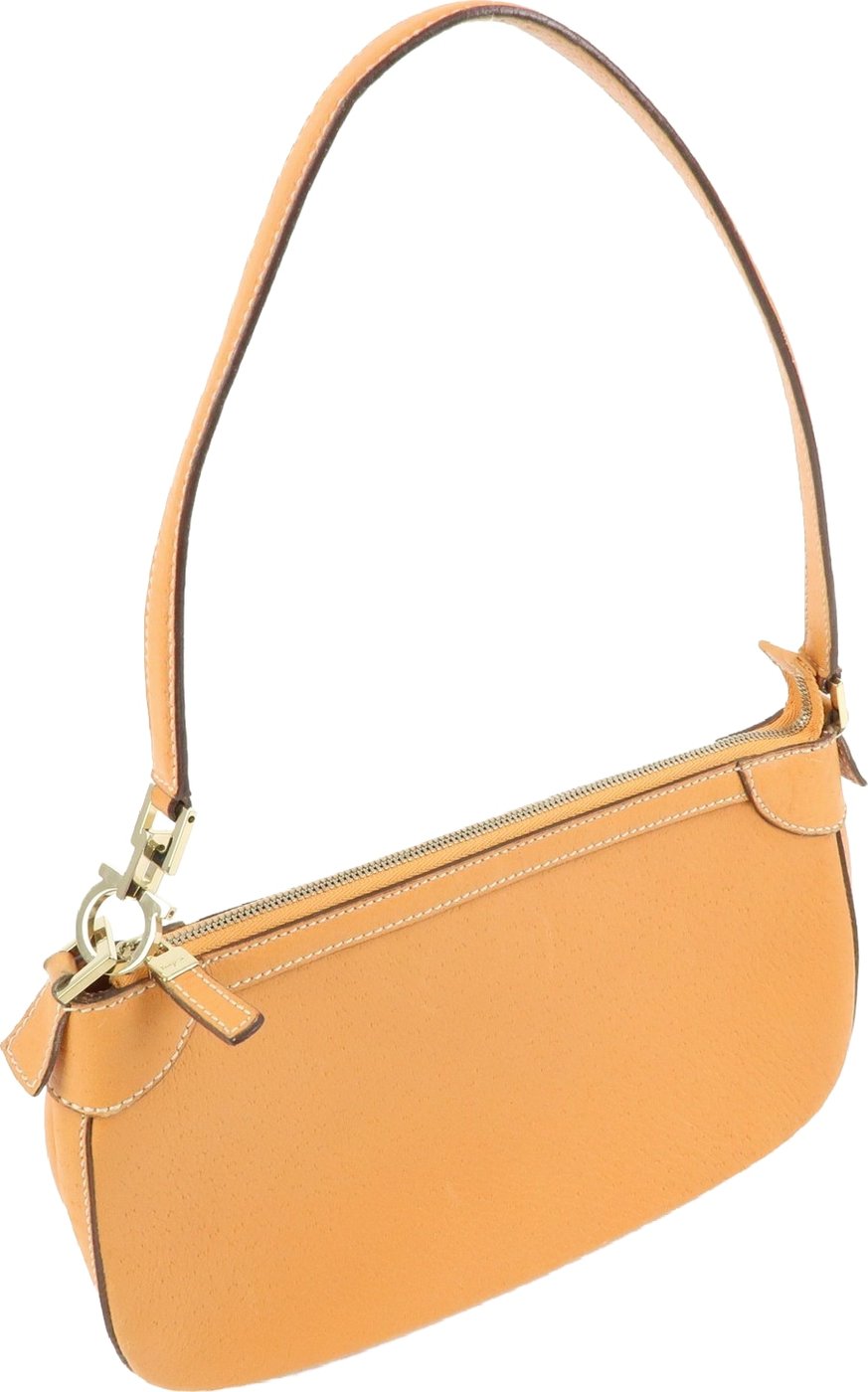 Salvatore Ferragamo Gancini Top Handle Leather Mini