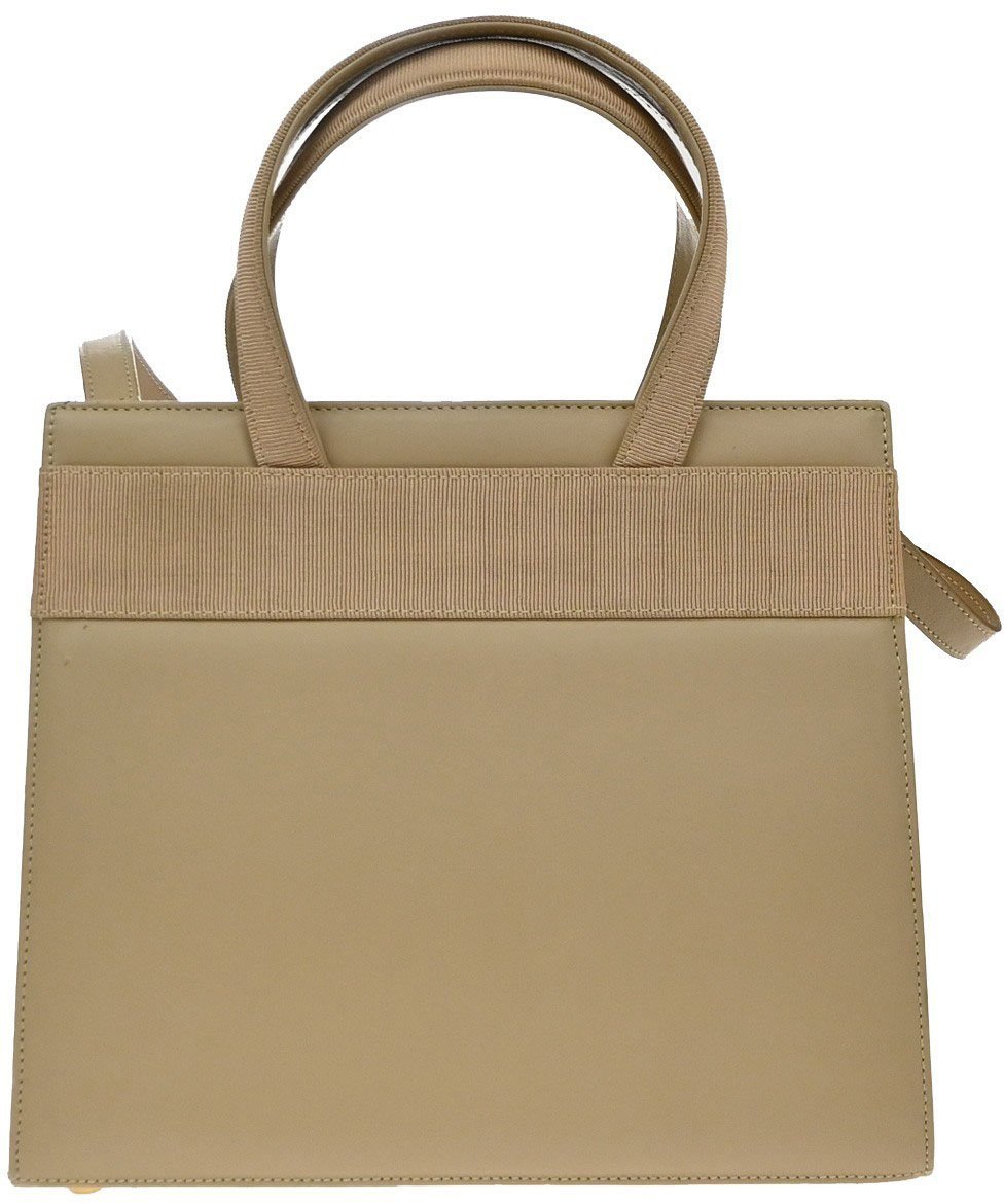 Salvatore Ferragamo Convertible Vara Bow Leather Small