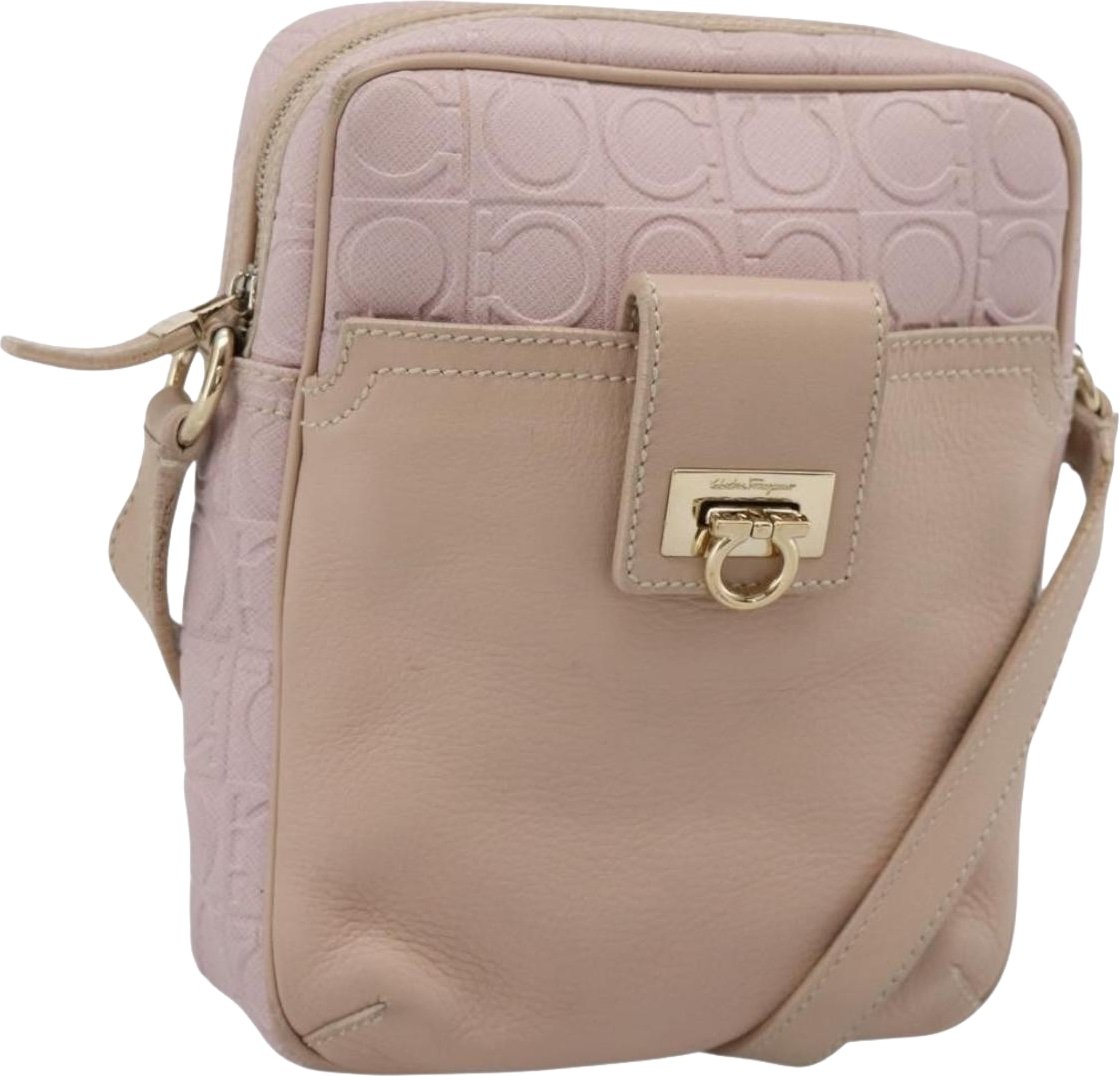 Salvatore Ferragamo Gancini Leather Mini