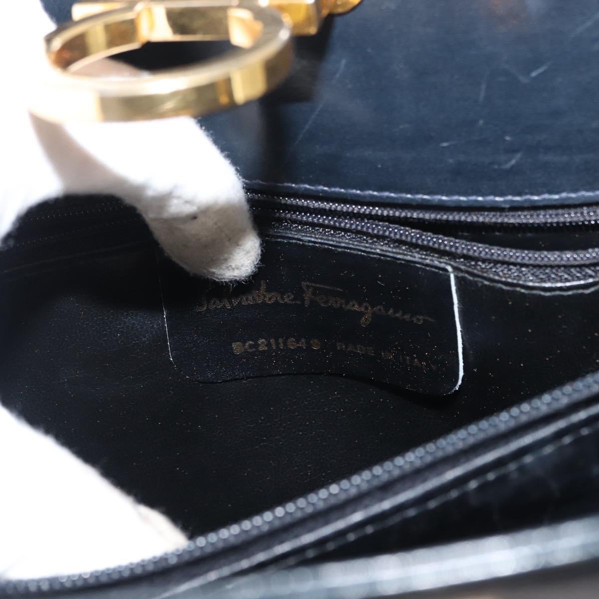 Salvatore Ferragamo Gancini Leather Mini