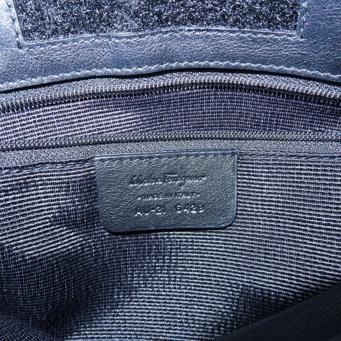 Salvatore Ferragamo Gancini Canvas and Leather