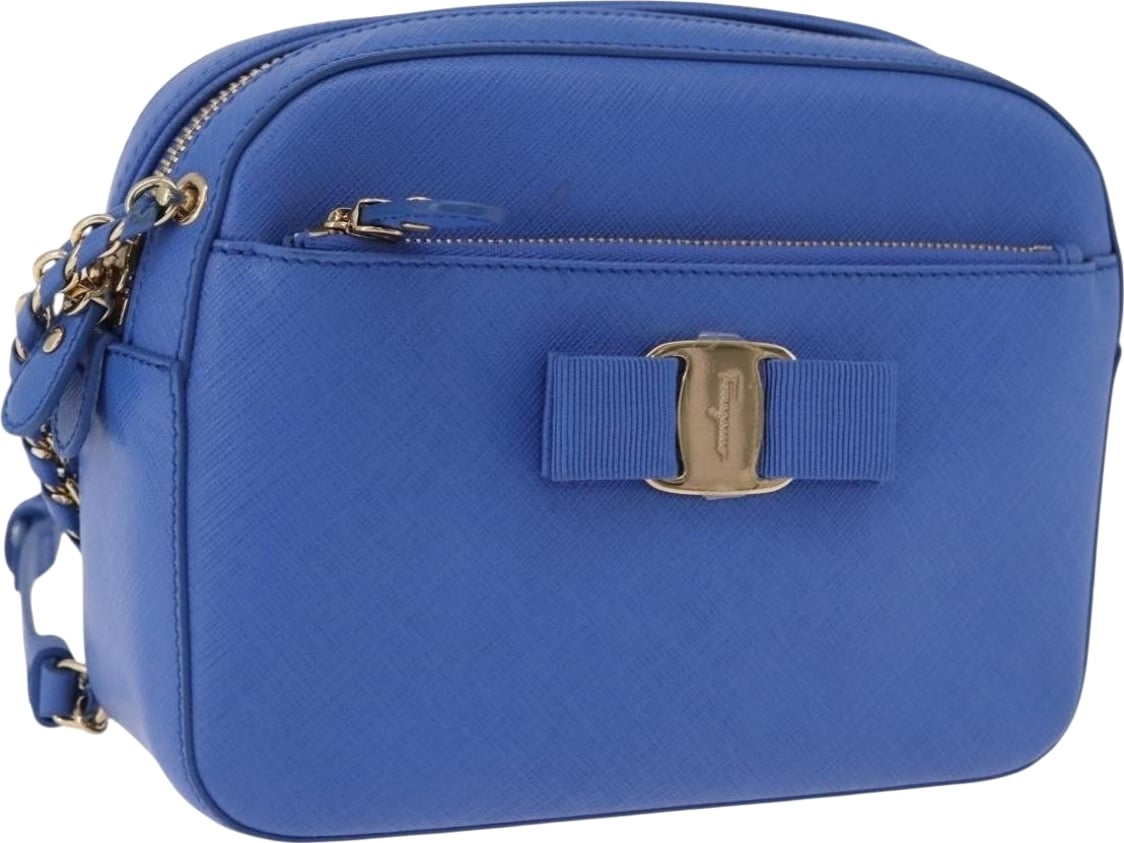 Salvatore Ferragamo Vara Chain Flap Leather