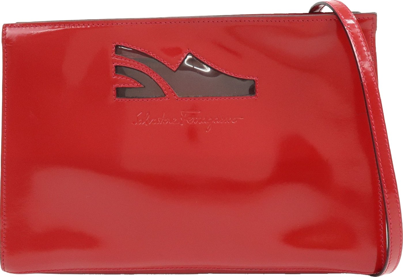 Salvatore Ferragamo Shoulder Bag Patent Leather