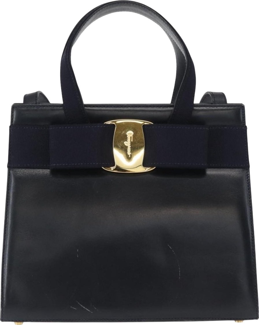 Salvatore Ferragamo Convertible Vara Bow Leather Small