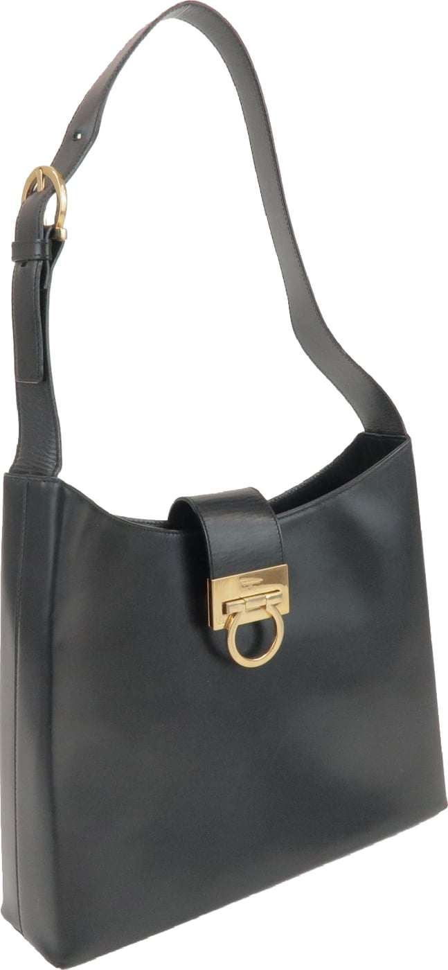 Salvatore Ferragamo Trifolio Leather Medium