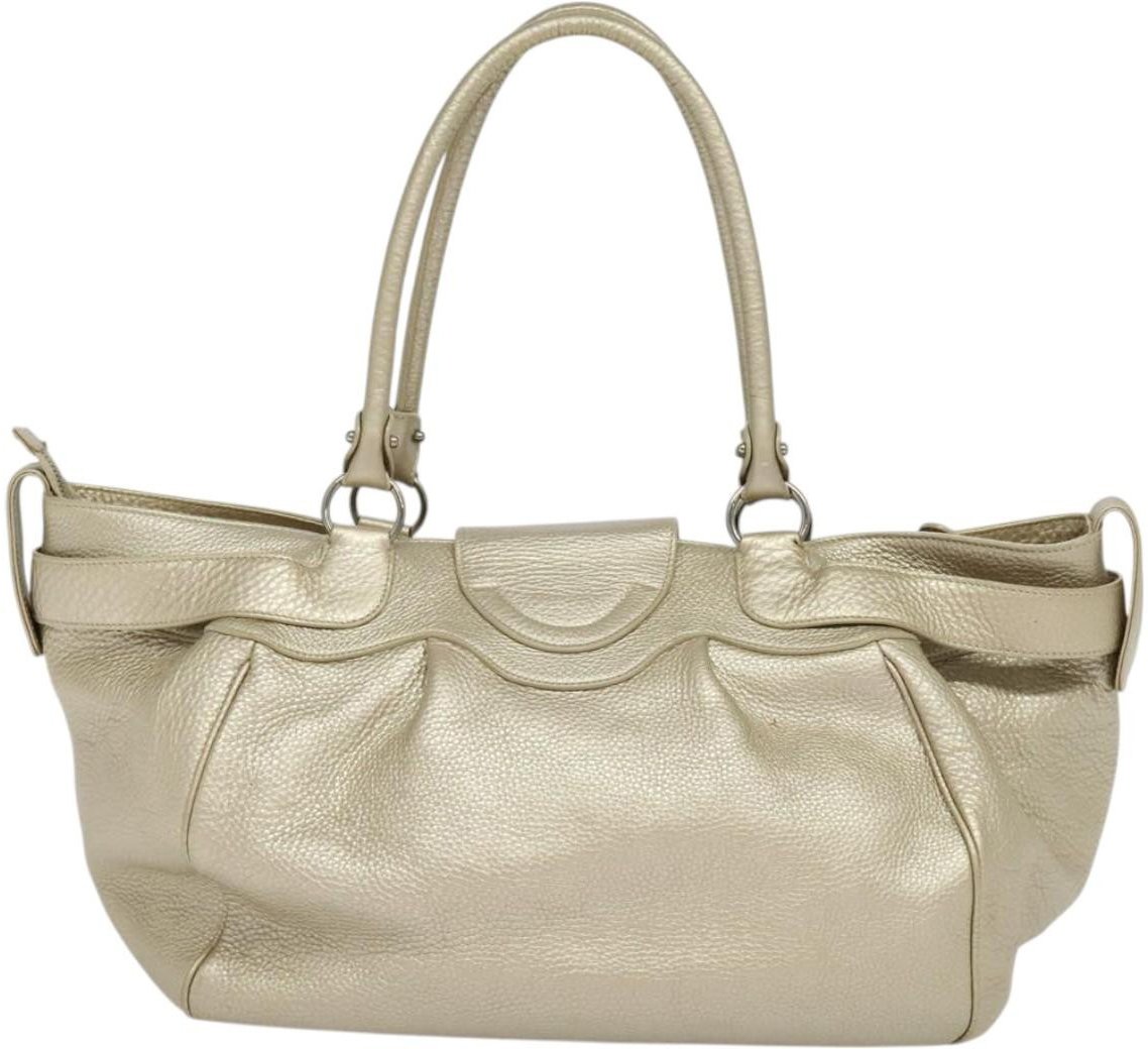 Salvatore Ferragamo Gancini Leather Mini