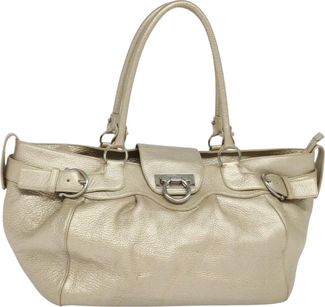 Salvatore Ferragamo Gancini Leather Mini