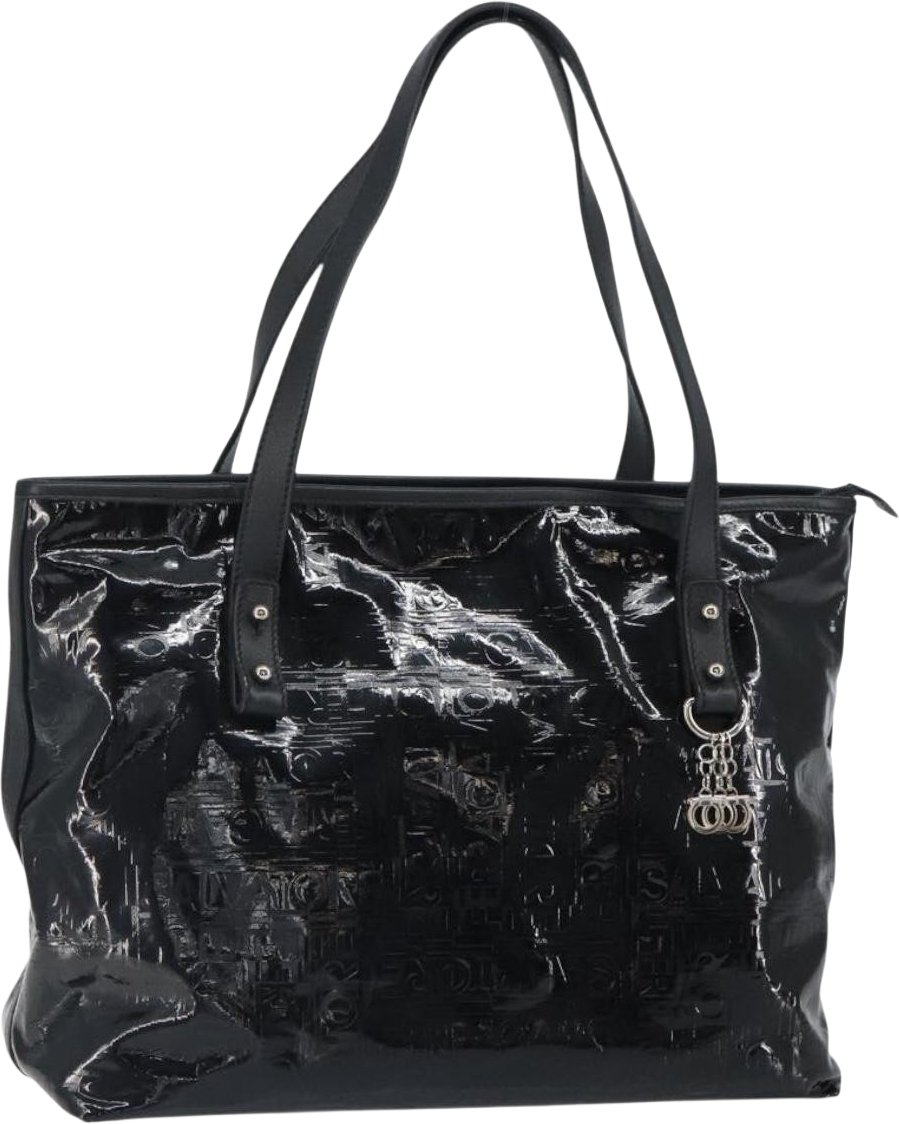 Salvatore Ferragamo Gancini Tote Patent Leather