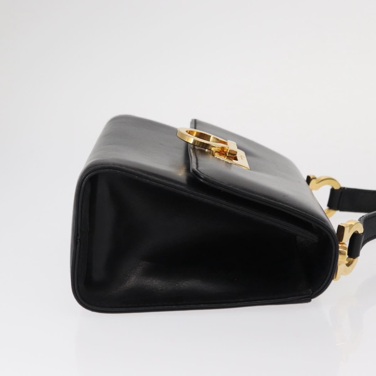 Salvatore Ferragamo Gancini Flap Woven Leather Small