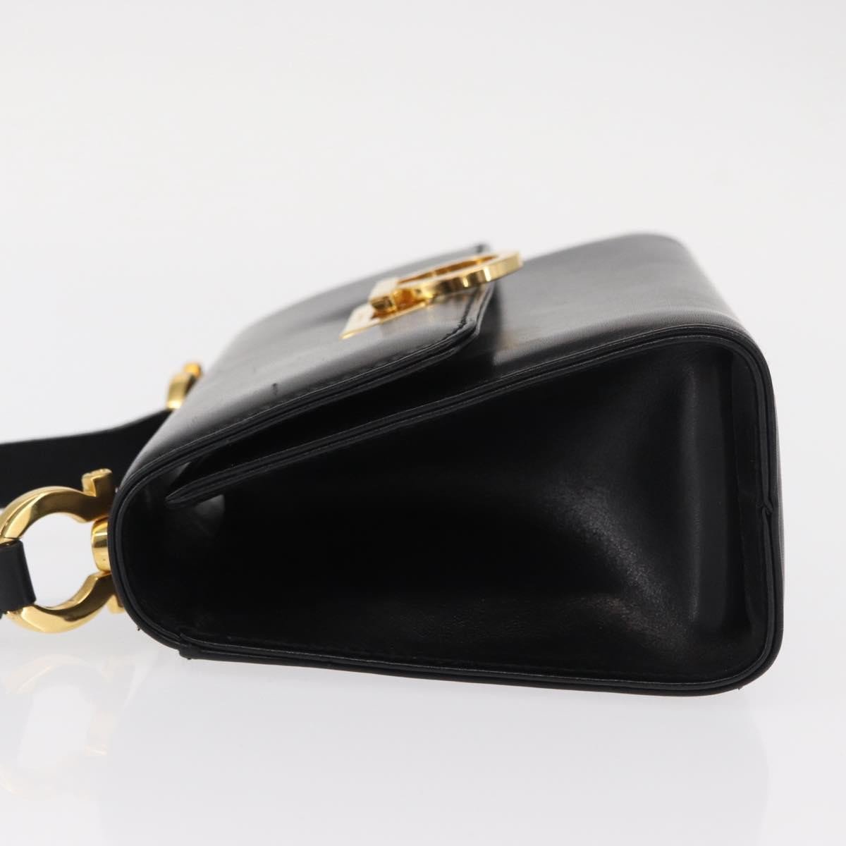 Salvatore Ferragamo Gancini Flap Woven Leather Small