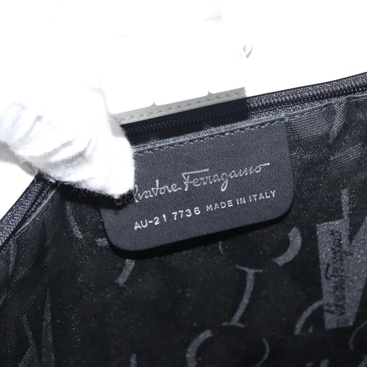 Salvatore Ferragamo Gancini Tote Patent Leather
